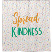 Rideaux De Douche Spread Kindness Shower Curtain, Colorful Hearts (Devant)