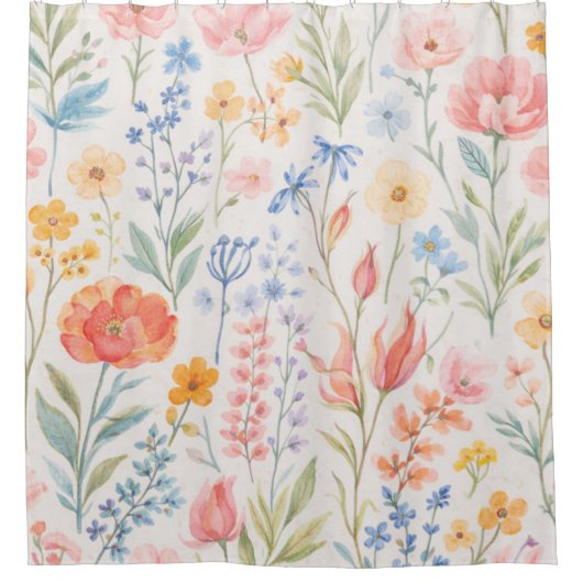 Rideaux De Douche Spring Flowers (Devant)