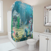 Rideaux De Douche Squelette pirate Trésor sous la mer (En situation)