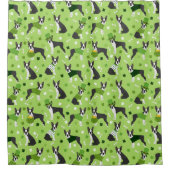 Rideaux De Douche St. Patrick's Day Boston Terrier (Devant)