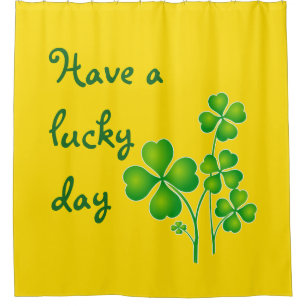 Rideaux De Douche St. Patrick's Day Clover / Shamrocks + vos idées
