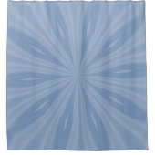 Rideaux De Douche Starburst Bleu Poussiéreux (Devant)
