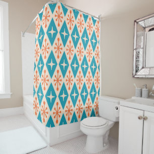 Rideaux De Douche Starburst Pattern