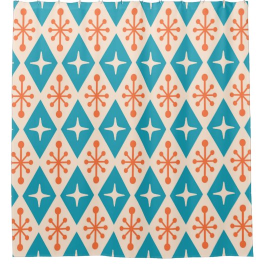 Rideaux De Douche Starburst Pattern (Devant)