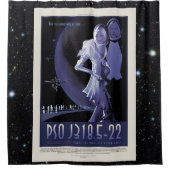 Rideaux De Douche Starless Planet annonce de vacances tourisme spati (Devant)