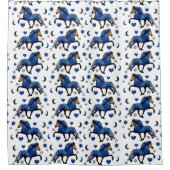 Rideaux De Douche Stary Night Charismatic Tolting cheval islandais (Devant)