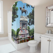 Rideaux De Douche Statue de Robert E. Lee (En situation)