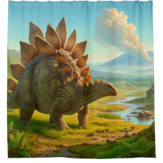 Rideaux De Douche Stegosaurus (Devant)