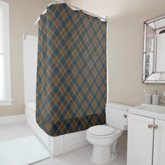 Rideaux De Douche Stewart Stuart Clan Tartan Plaid (En situation)