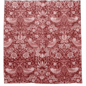 Rideaux De Douche Strawberry Thief Maroon, William Morris (Devant)