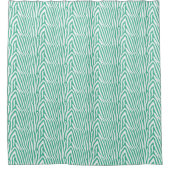 Rideaux De Douche STRIPE turquoise ZEBRA (Devant)