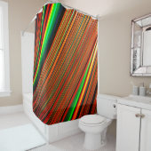 Rideaux De Douche Striped Design (En situation)