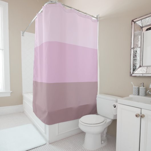 Rideaux De Douche Striped ombre (En situation)