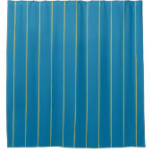 Rideaux De Douche Stripes Blue and Yellow (Devant)