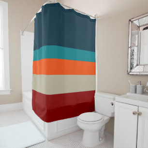 Rideaux De Douche Stripes du sud-ouest 17