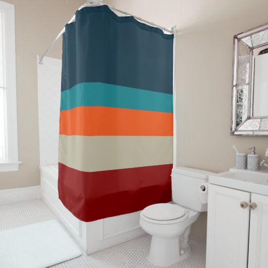 Rideaux De Douche Stripes du sud-ouest 17 (En situation)