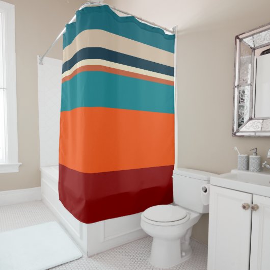 Rideaux De Douche Stripes du sud-ouest 19 (En situation)