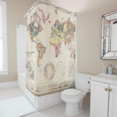 Rideaux De Douche Structure géologique de globe (En situation)