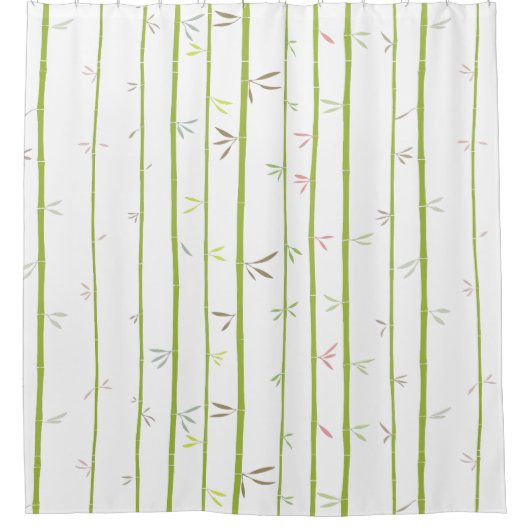 Rideaux De Douche Style bambou (Devant)