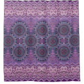 Rideaux De Douche Style Boho pourpre (Devant)