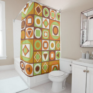 Rideaux De Douche Style Moderne Du Milieu Du Siècle 11