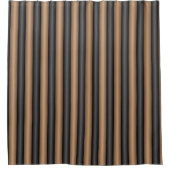 Rideaux De Douche Style moderne Grillades Brown grillées avec profon (Devant)