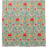 Rideaux De Douche Style Tableau Floral élégant (Devant)