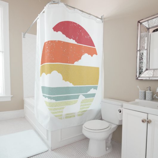 Rideaux De Douche    StyleDachshund (En situation)