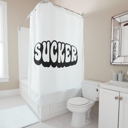 RIDEAUX DE DOUCHE SUCKER (En situation)