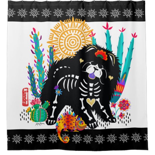 Rideaux De Douche SUGARSKULL NIRVANA Chow Chien (Devant)