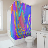 Rideaux De Douche Summerfeel, Rainbowart 3D Abstrait (En situation)