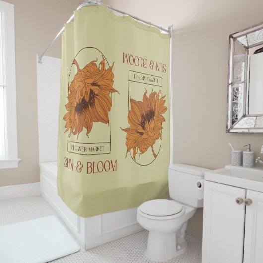Rideaux De Douche Sun & Bloom (En situation)