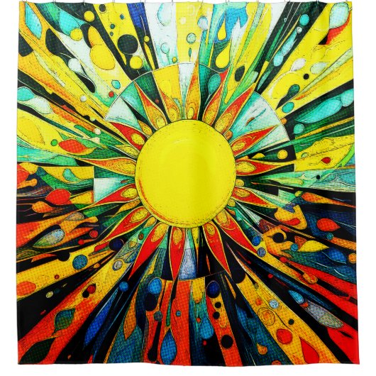 Rideaux De Douche Sun En Abstrait 910 (Devant)