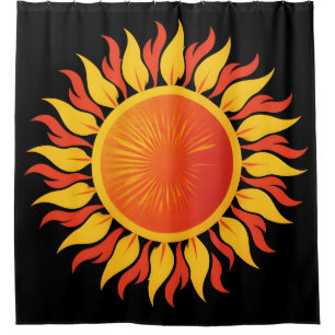 Rideaux De Douche Sun Fire