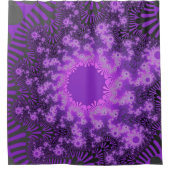Rideaux De Douche Sunburst Métallique Violet (Devant)
