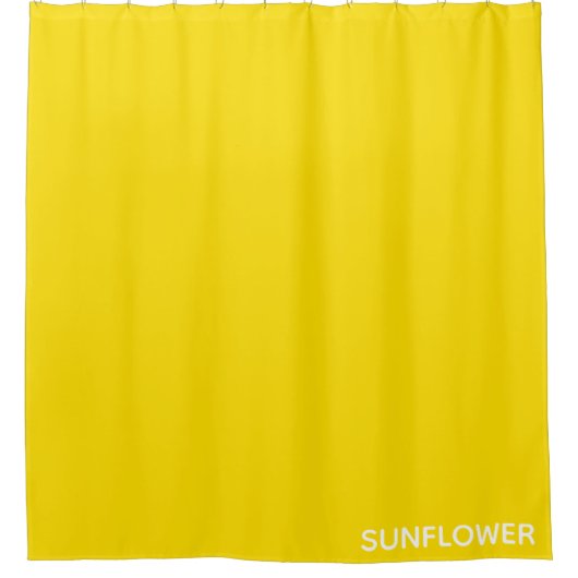 Rideaux De Douche Sunflower Yellow Colour Name (Devant)