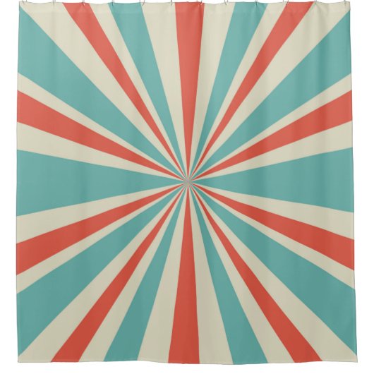 Rideaux De Douche Sunlight retro horizontal background. Pale red and (Devant)