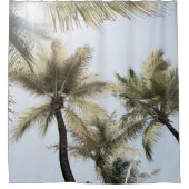 Rideaux De Douche Sunlit Palm Jungle #1 #tropical #wall #art (Devant)