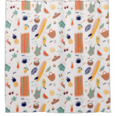 Rideaux De Douche Sunny Beach Fun Motif (Devant)