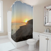 Rideaux De Douche Sunrise Over Long Island Sound (En situation)