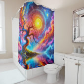 Rideaux De Douche Sunset art (En situation)