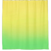 Rideaux De Douche Sunset Ombre Vert & Jaune (Devant)