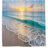 Rideaux De Douche Sunset plage (Devant)