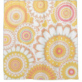 Rideaux De Douche Sunshine Floral Mandalas (Devant)