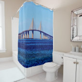 Rideaux De Douche Sunshine Skyway Bridge (En situation)