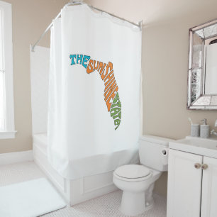 Rideaux De Douche Sunshine State - Floride
