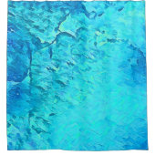 Rideaux De Douche Superbe aquarelle Tropical Ocean Theme Design (Devant)