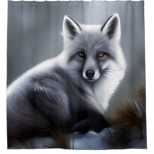 Rideaux De Douche Superbe Renard Artique