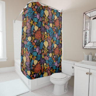 Rideaux De Douche Superbe thème "Sous la mer", couleurs vives