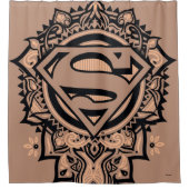 Rideaux De Douche Supergirl Mandala Graphic (Devant)